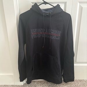 Under Armour Black Hoodie with Contrast Logo